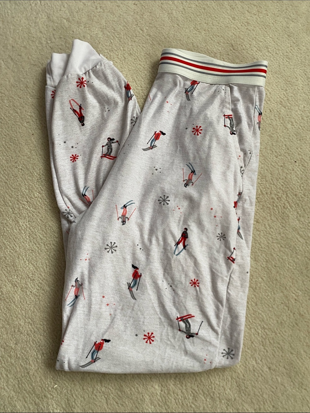 Ardene White Ski Pajama Bottoms